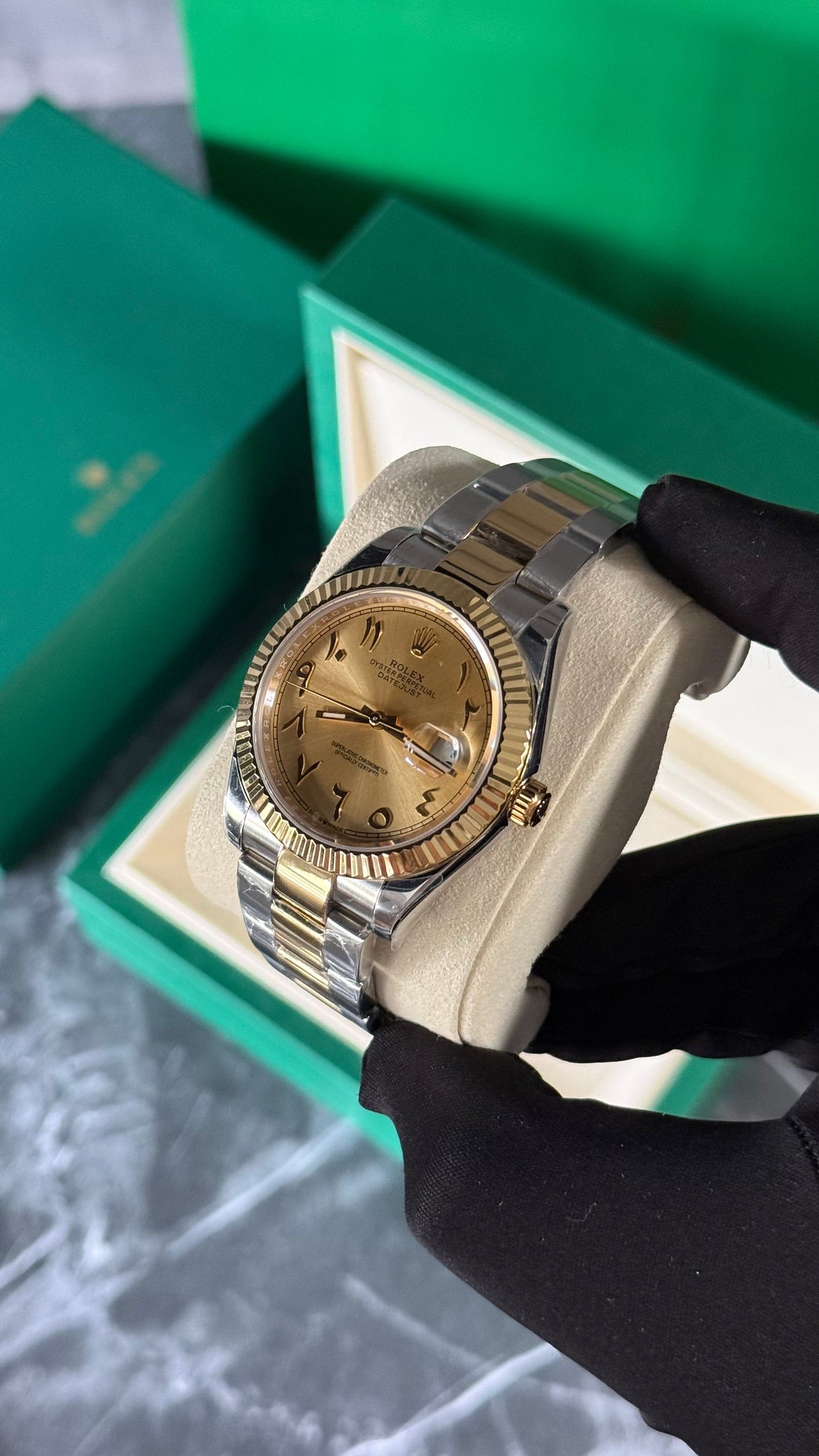 RLX DATEJUST (BICOLOR - ARABIC) M