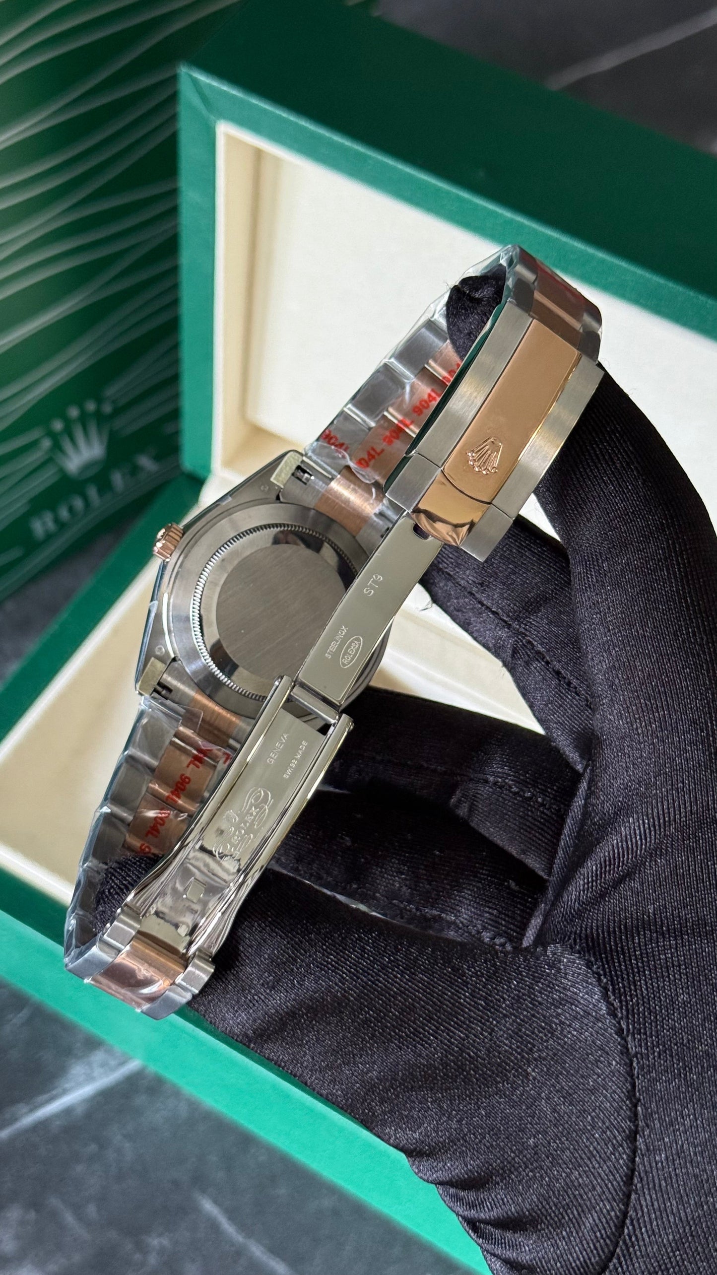 RLX DATEJUST (GRIS/ ORO ROSA/ PLATA) 41MM