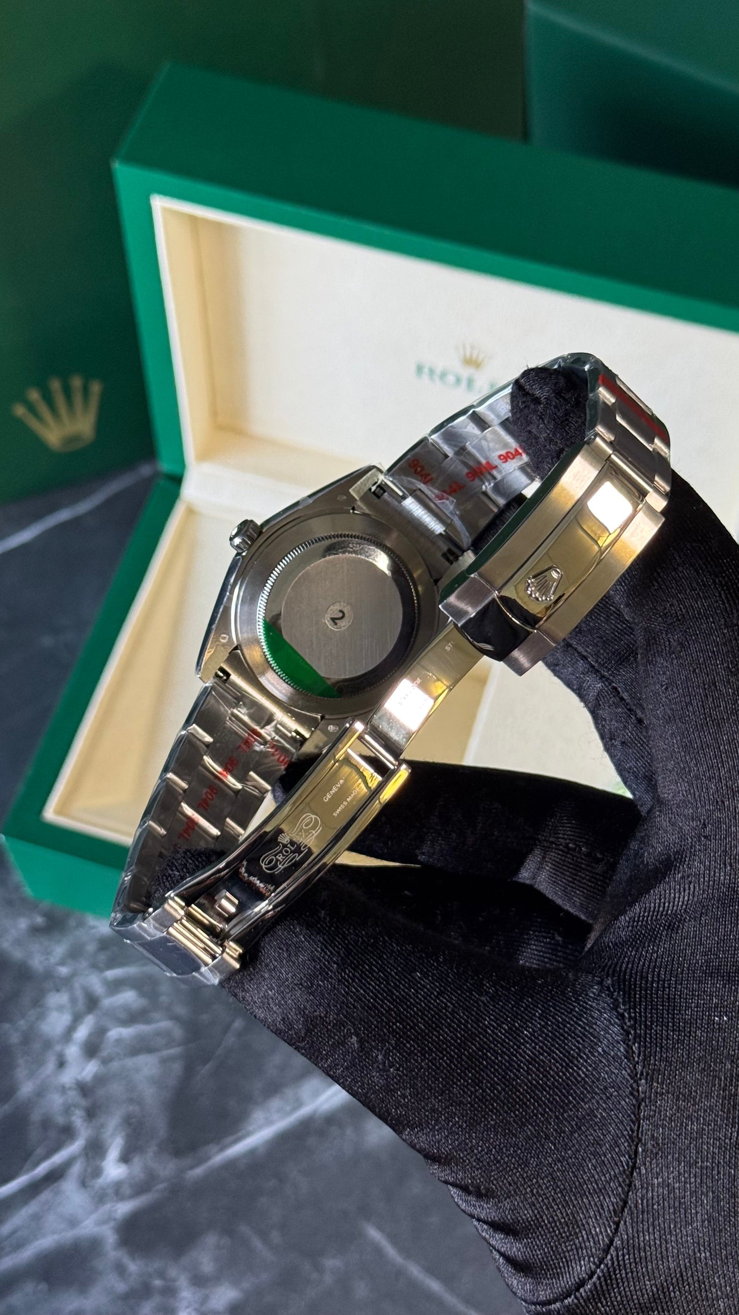 RLX DATEJUST (AZUL/PLATA) LISO  41MM