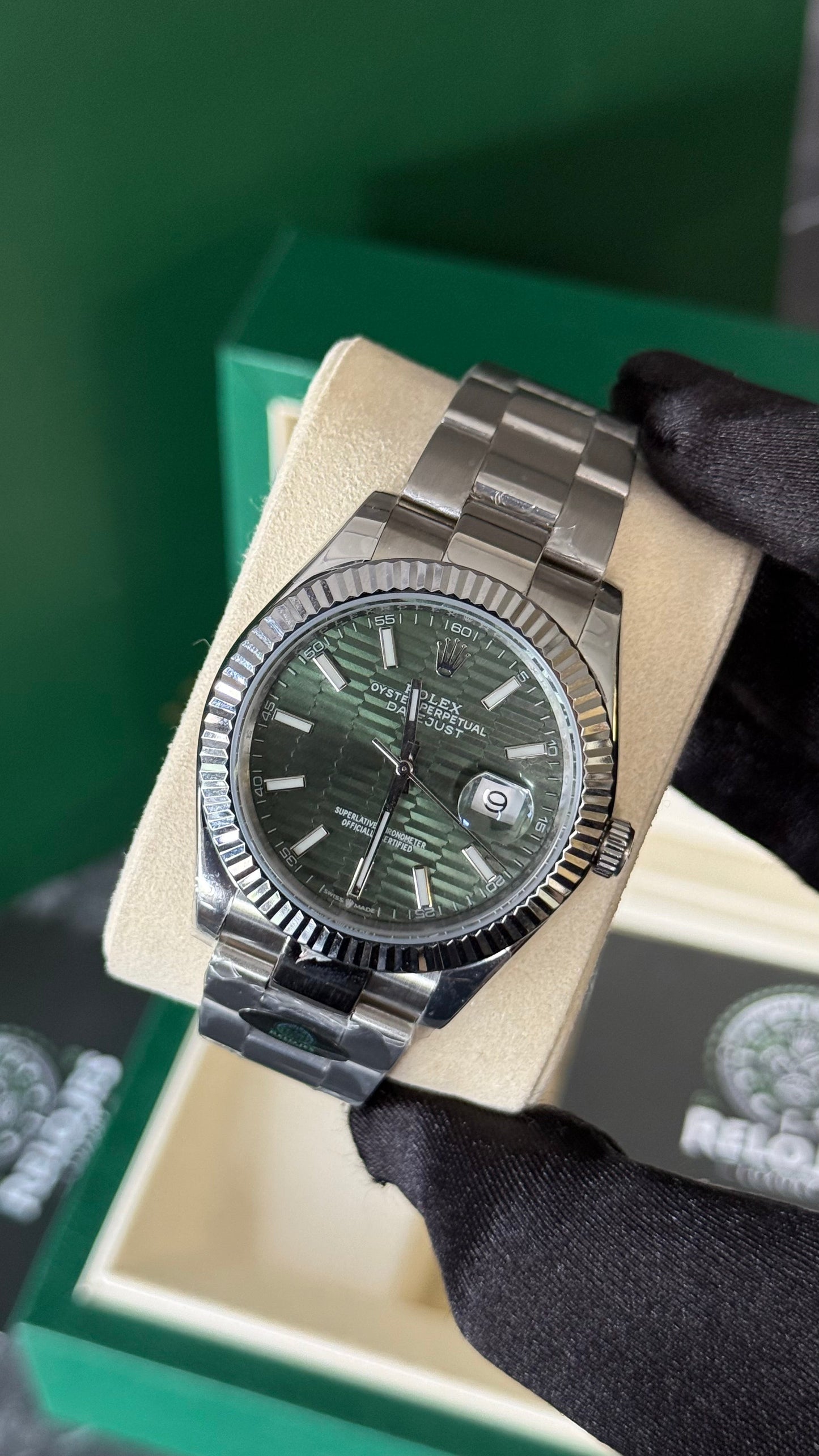 RLX DATEJUST (PLATA/VERDE) MÉXICO