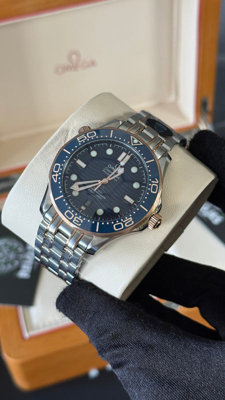 OMG SEAMASTER (PLATA/AZUL/ORO ROSA)
