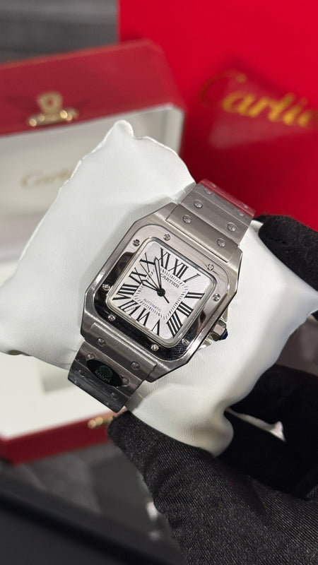 CRT SANTOS (PLATA/BLANCO) 36MM